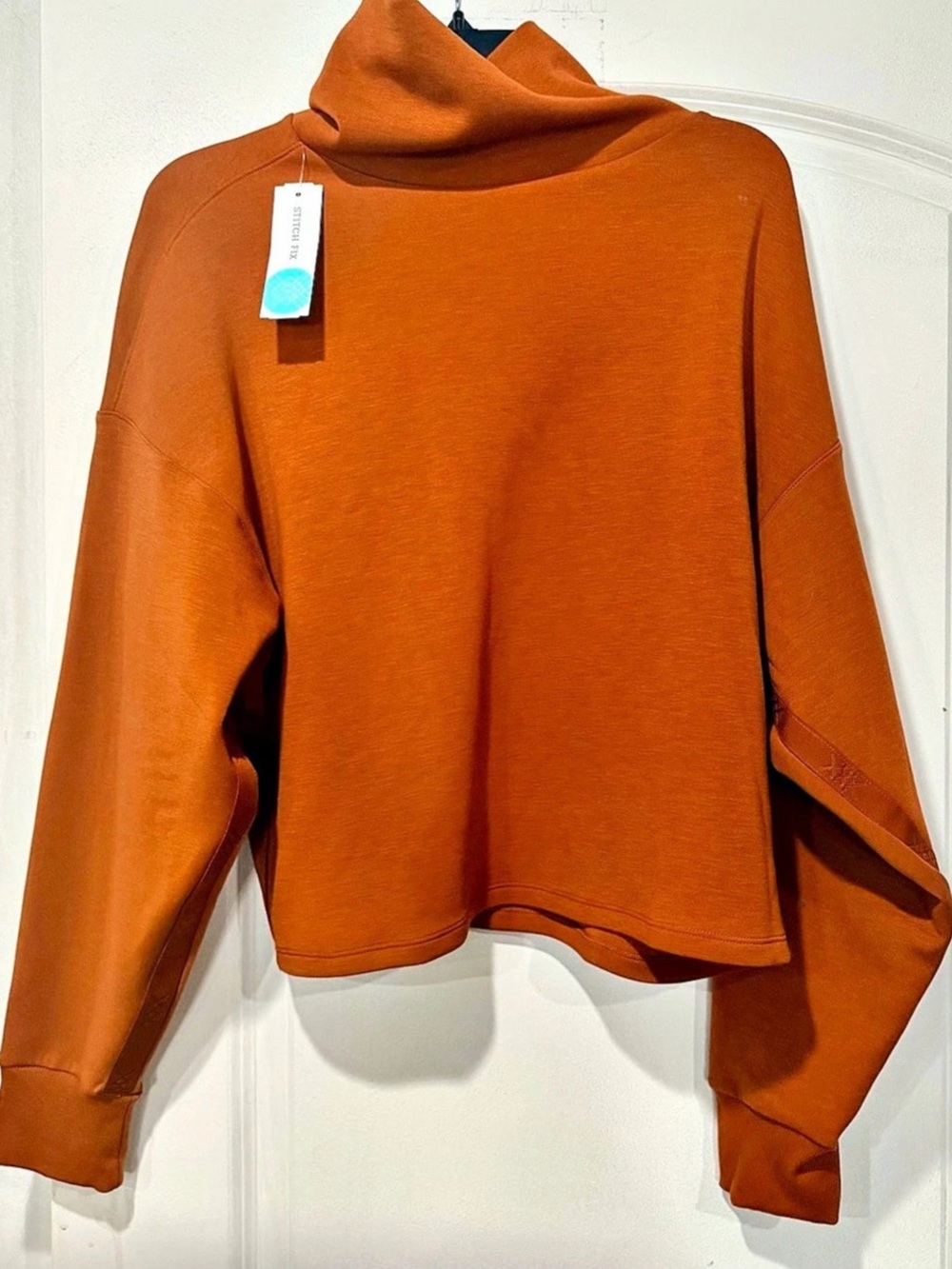 Orange Turtleneck Sweatshirt NWT